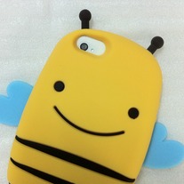 New Cute Love Yellow Smile Bee iPhone Case Cover