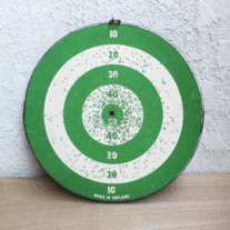 Vintage Double-Sided Golf Dartboard