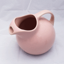 Hall 633 Ball Ceramic Pitcher w/Ice Lip - Rose Pink