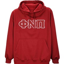 Phi Nu Pi Pullover Hoodie (Red)