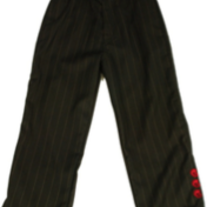 Knuckleheads Dress Pants -Black w/Stripes