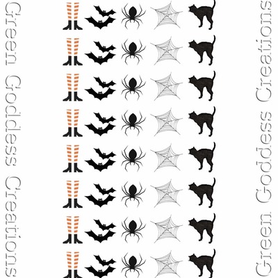 Get Spooked Water Slide Nail Decals-Transparent