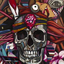 Skull Painting #26 | Justin Fry | Original