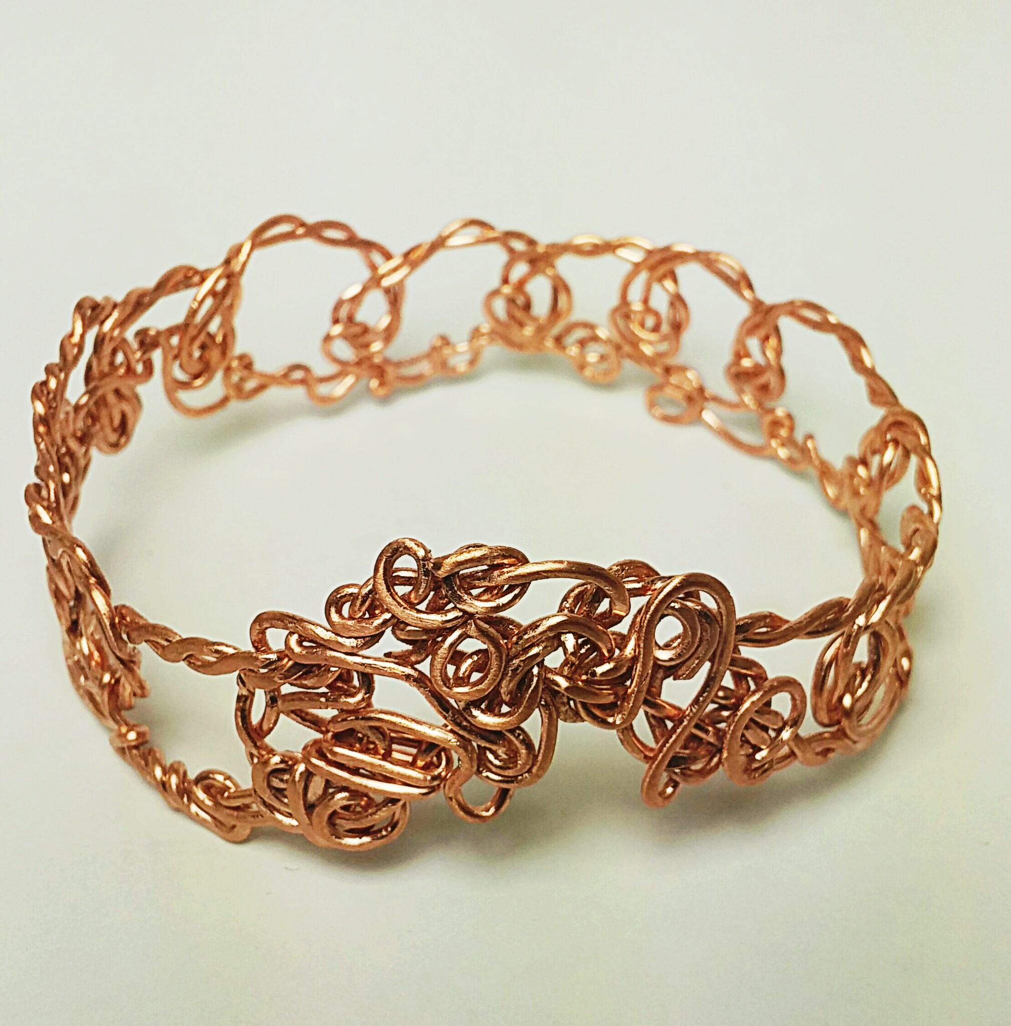 100 Copper hammered bracelet · Abiyah Naturals · Online Store Powered