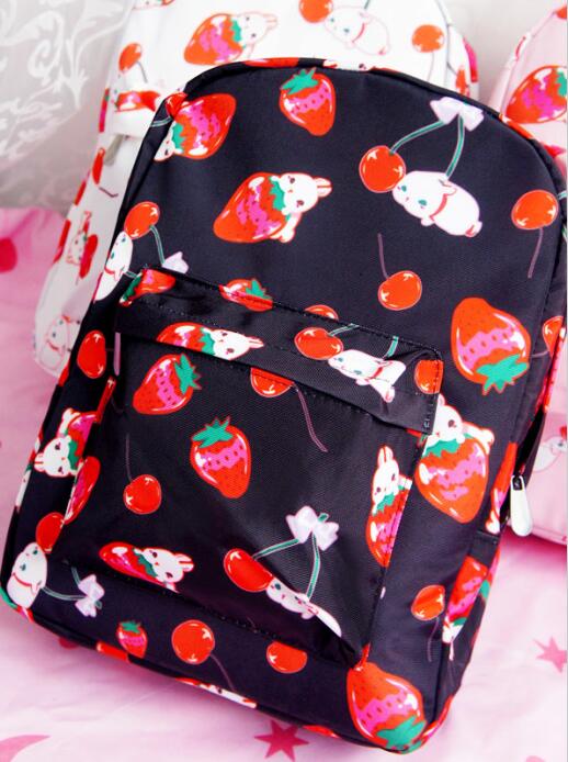 Free Shipping Harajuku Cute Strawberry Backpack on Storenvy