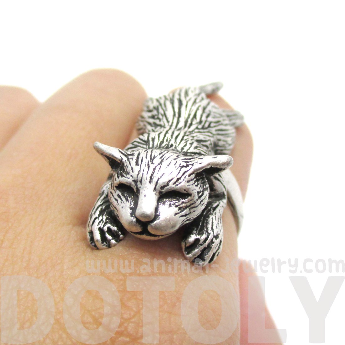 Cat Ear Ring Silver Cat Ear Ring Silver