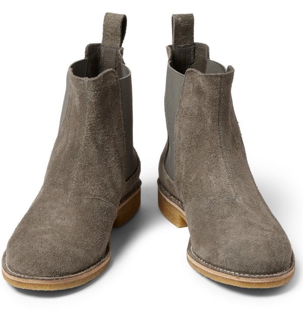 mens grey suede boots