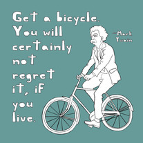 Mark Twain quote, 8x8 print