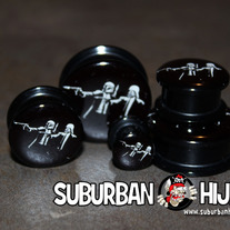 Pulp Wars Double Flat Flare Screw Fit Plug