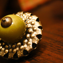 Oversize Acorn Dangle Earrings