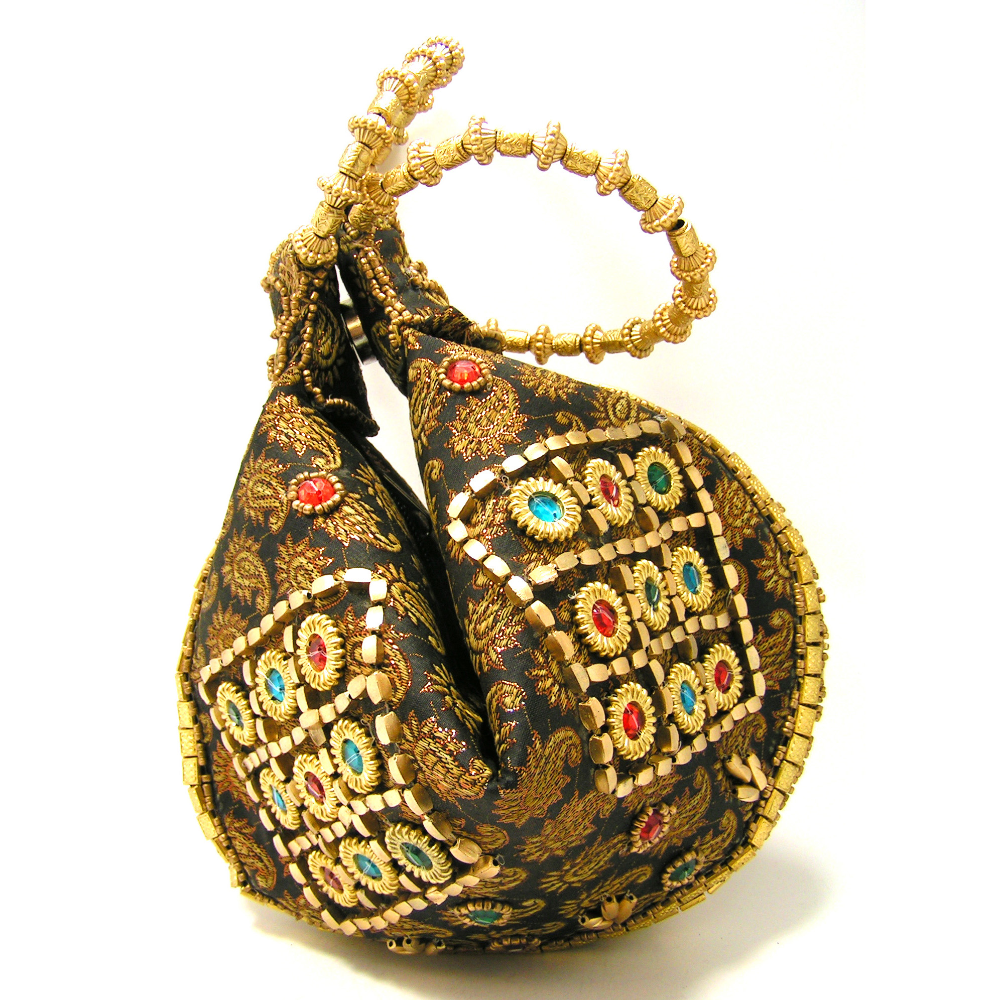Contessa Boutique Fortune cookie beaded bag Jeweled Noir Online