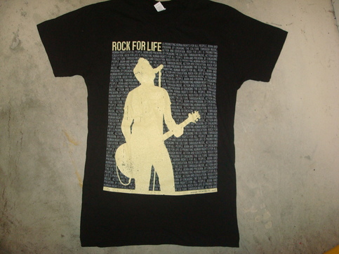 Rock For Life Guitarist T-Shirt