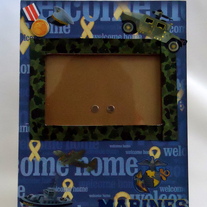 Welcome Home Frame-Military
