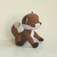 Mr. Fox - Retro Style Plush Collectible MADE TO ORDER - Thumbnail 1