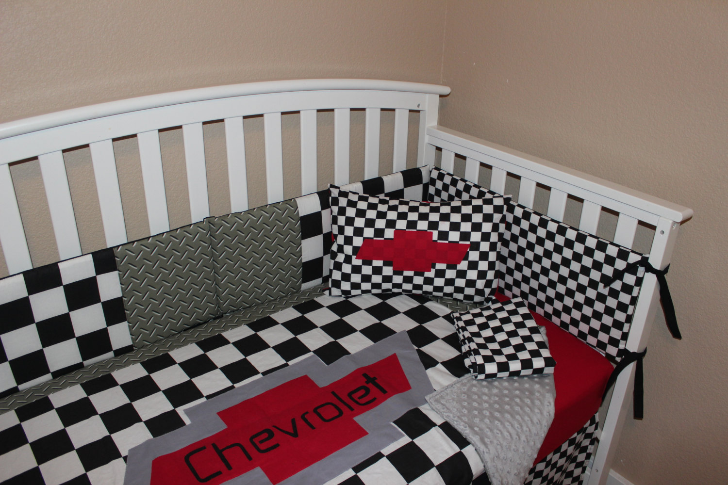 Chevrolet 6 Piece Crib Bedding Set on Storenvy