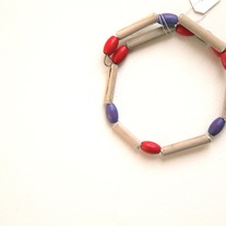 Bamboo coiled Bracelet