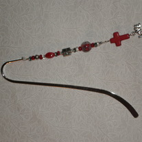 Bookmark Red/Cross/Love