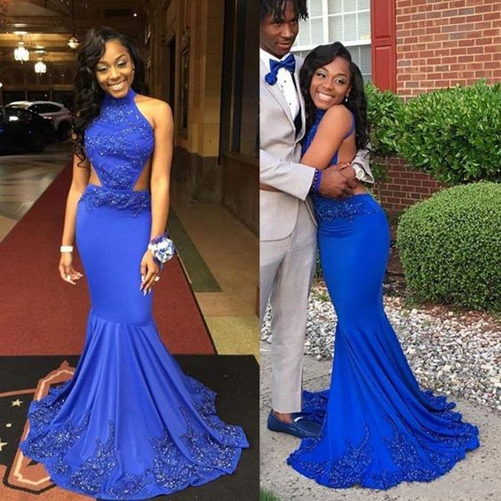 Royal Blue Evening Gowns