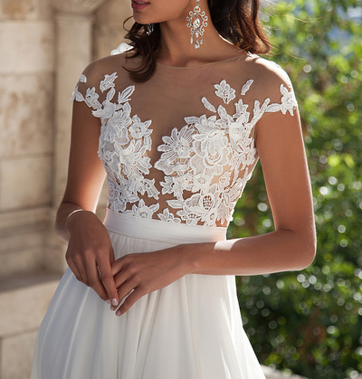 Solo Dress Ivory Lace Beach Wedding Dresses,Front Slit See Through ... Solo Dress Ivory Lace Beach Wedding Dresses,Front Slit See Through ...