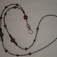 Beaded Lanyard Black/Copper - Thumbnail 1
