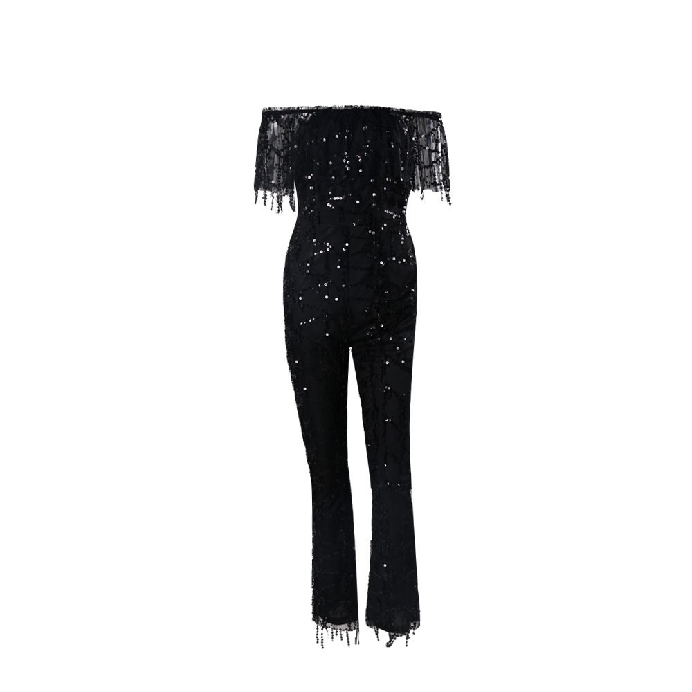 glitter pantsuit