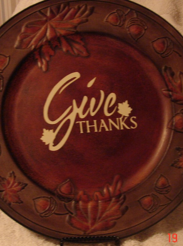 Decorative fall chargers on Storenvy