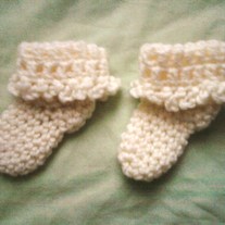 Ruffled Crochet Socks (3 Pairs)