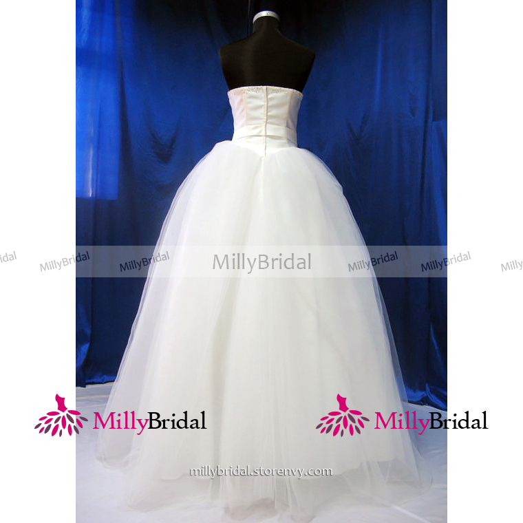 Satin Spring Wedding Dress