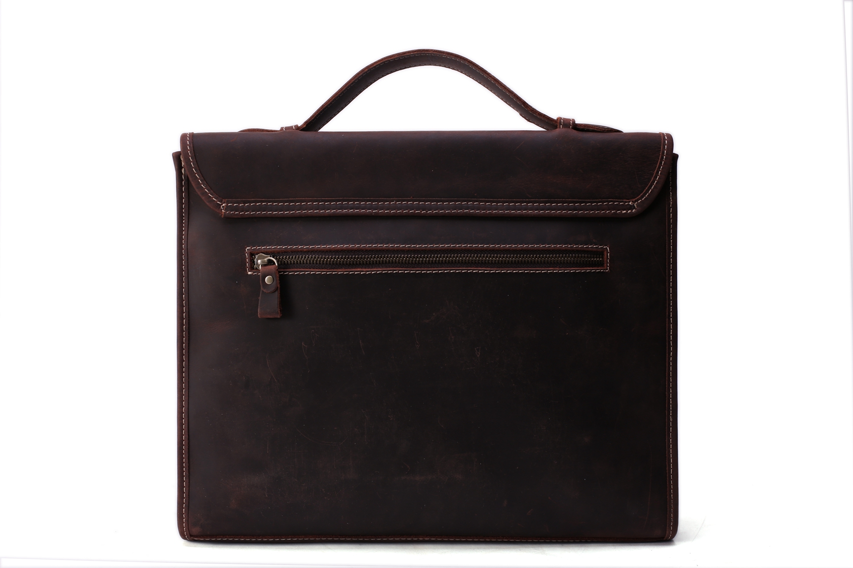 Handcrafted Vintage Men Leather Bag / Men Briefcase / Laptop Bag 8902