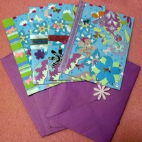 Blue Cards With Envelopes