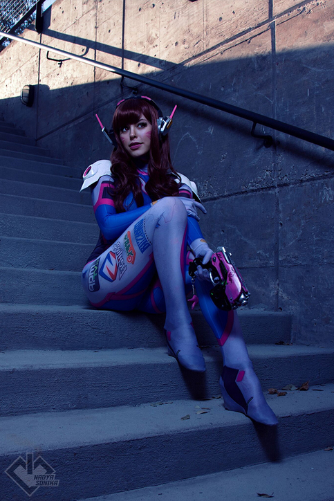 Nadyasonika as D.Va (from Overwatch) - 8.5 x 11 on Storenvy