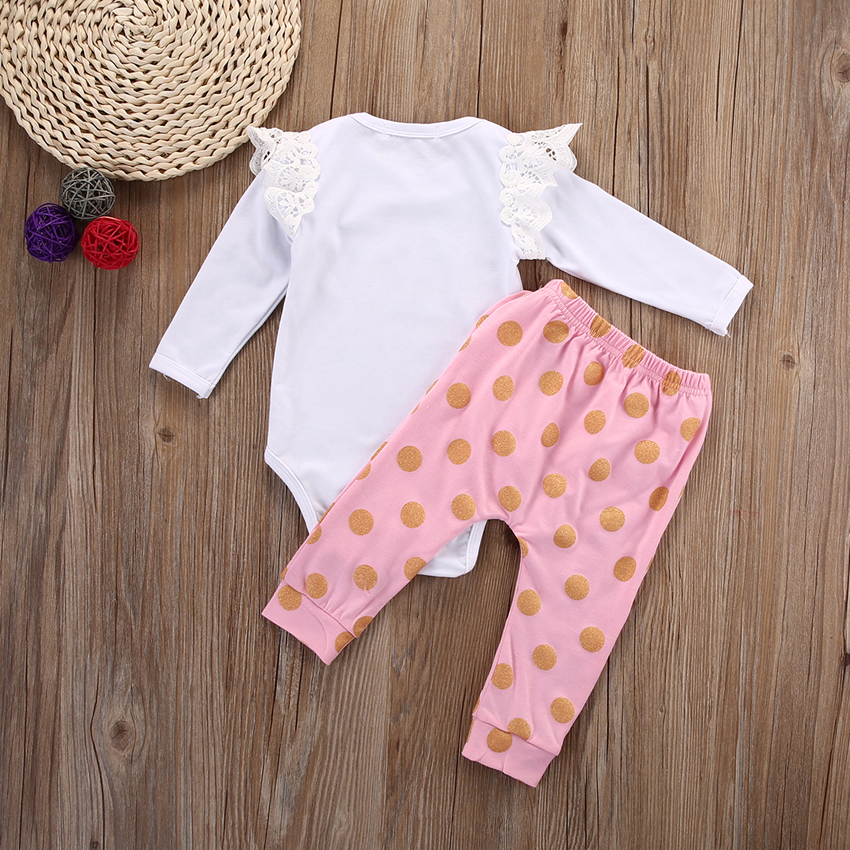 P.S. I Love You More Boutique Baby Love Bodysuit and Pants Set