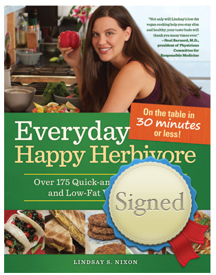 Signed Everyday Happy Herbivore Cookbook