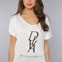 The Diva Tee in White