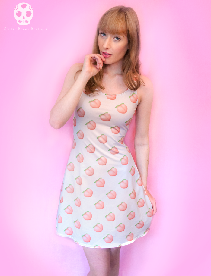 Peach Emoji Dress · Glitter Bones Boutique · Online Store Powered by