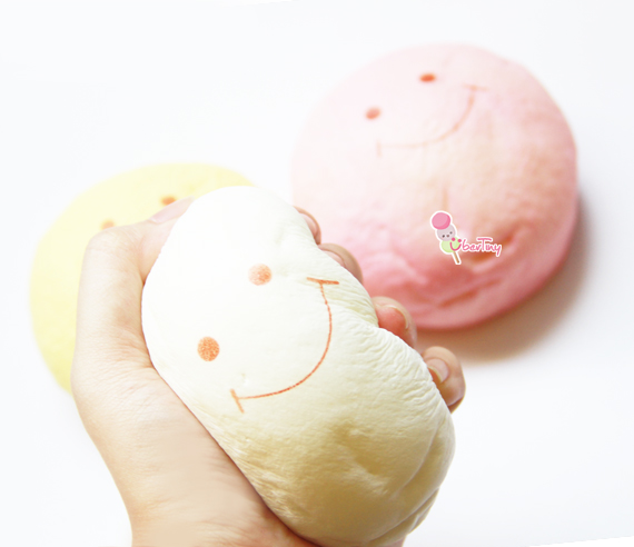 Jumbo Marshmallow Bun Squishy (Smiley Faces) ? Uber Tiny ? Online Store Powered by Storenvy