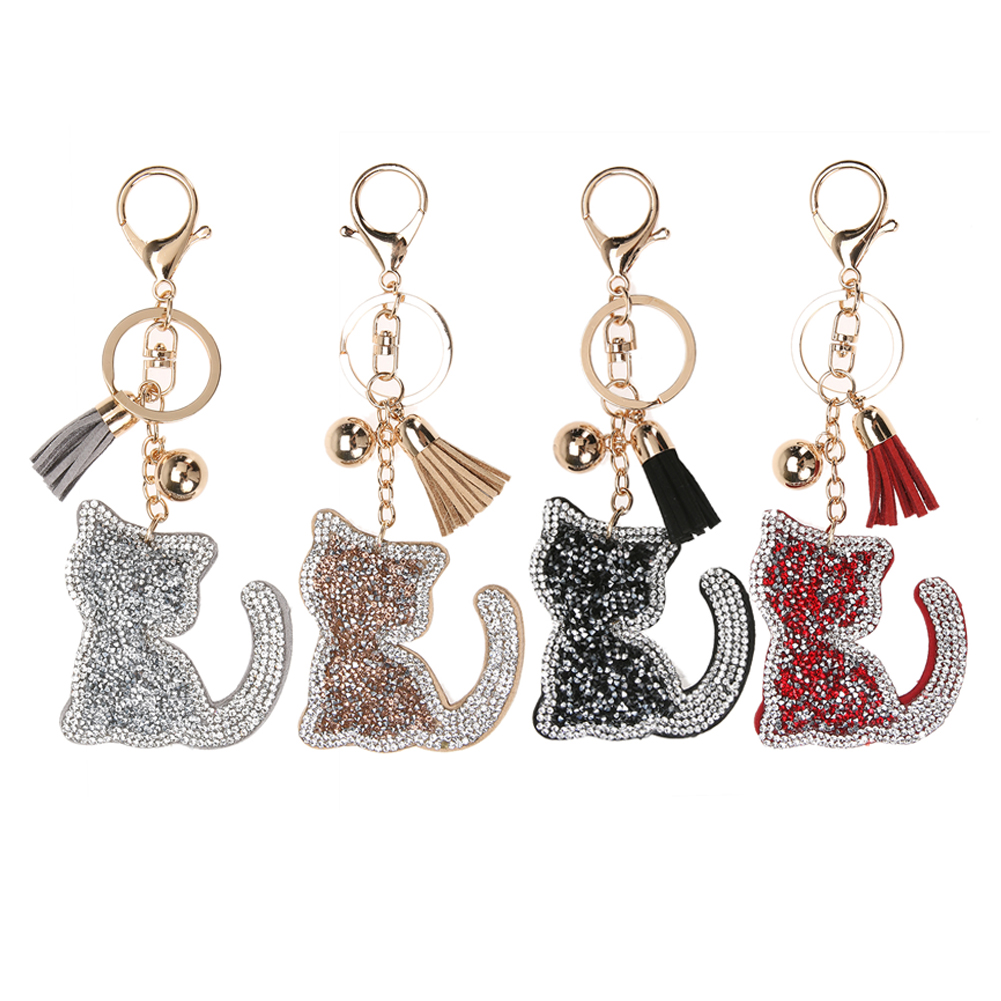 Rhinestone Cat Keychain · MissTaken's Boutique · Online Store Powered