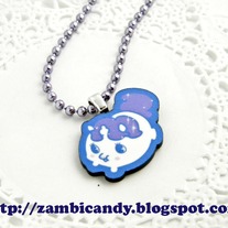 Space unicorn necklace