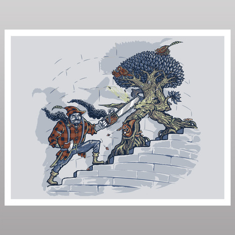 The Never-Ending Duel (print)