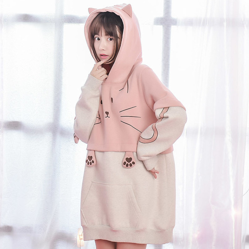 Harajuku fashion cute cat hoodies · Harajuku fashion · Online Store