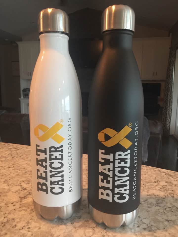 Beat Cancer Water Bottle · · Online Store Powered