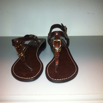 Tory Burch Brown Thong Sandal (Size7)