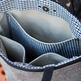 Black Linen - Tic Tac Toe Tote - Thumbnail 2