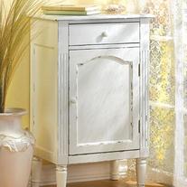 GRACEFUL ANTIQUED CABINET
