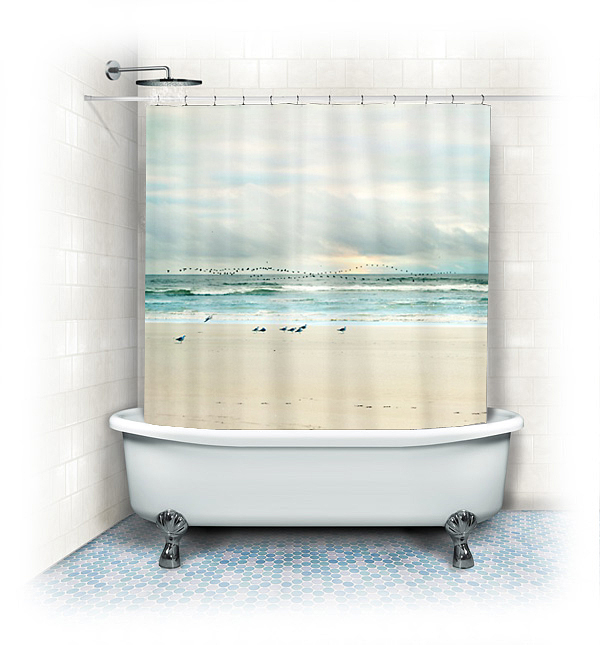 Fabric Shower Curtain Flight on Storenvy