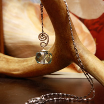 Aquamarine Gemstone Pendant Necklace