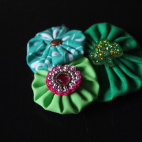 St. Pattys Day Cluster with Bling