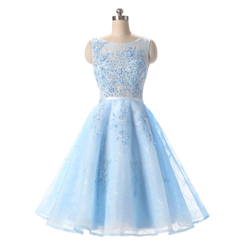 ice blue homecoming dresses