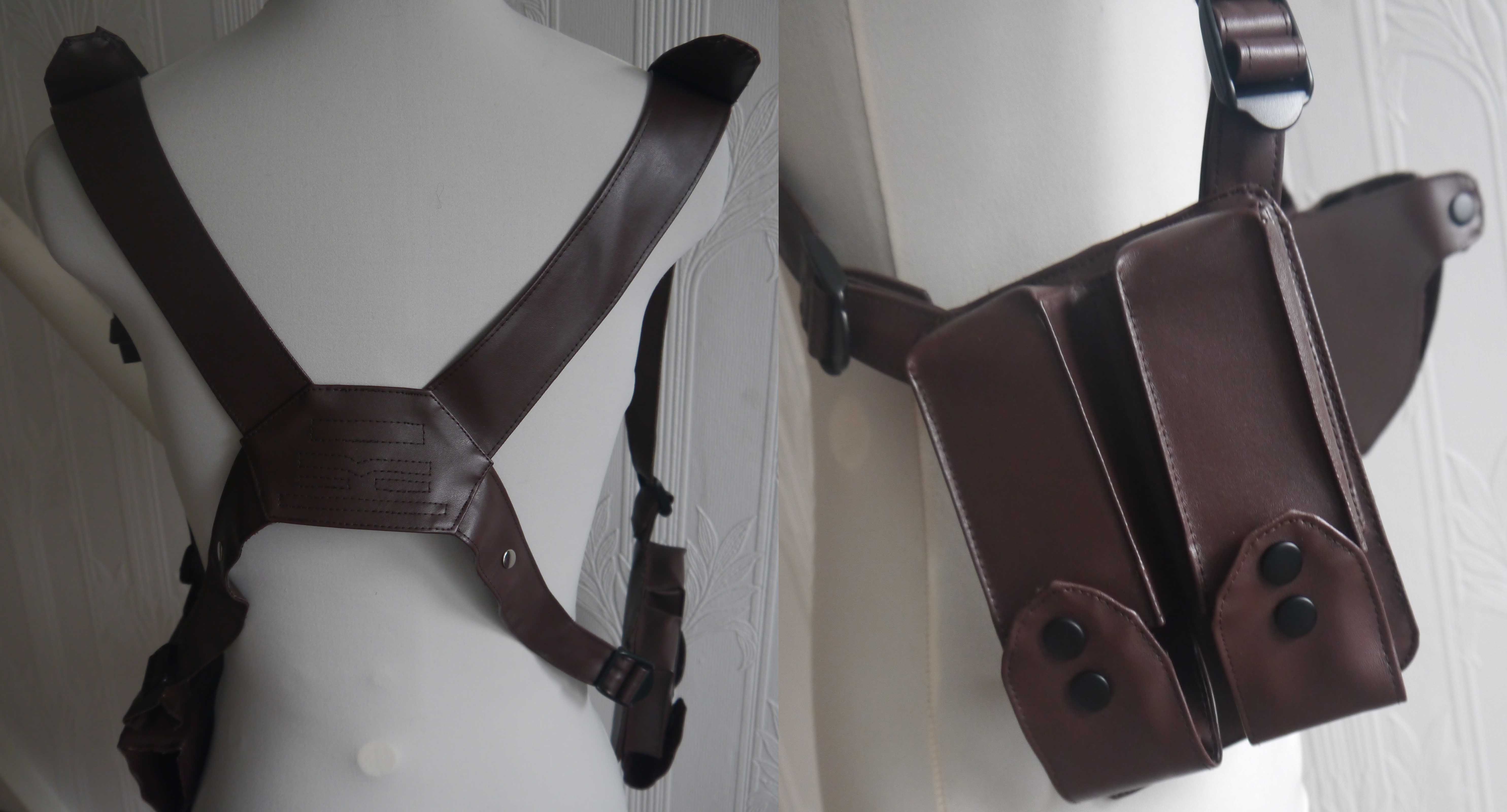 Resident Evil 4 Leon S. Kennedy Custom Cosplay Gun Holster Unisex on