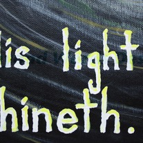 His Light Shineth 8x10 Print